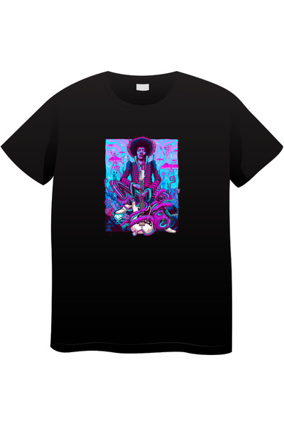 OEM Tricou vintage de muzică rock pentru bărbați, Colecție rock iconică, negr...