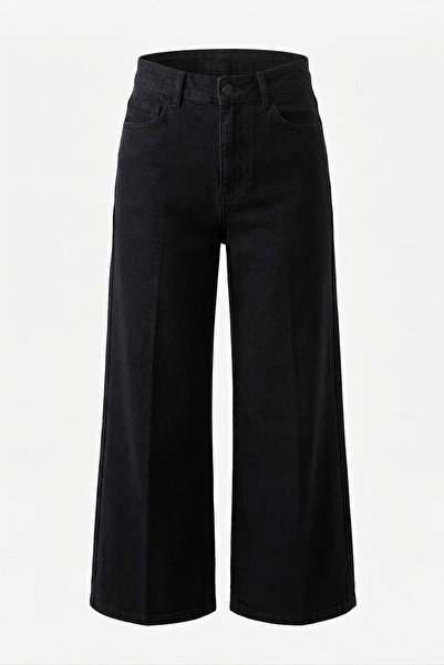 MAGARDE Premium Belted Flare Jean - Black