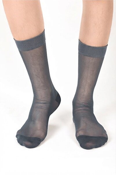 Dore Çorap Men's Silk Socks - Anthracite