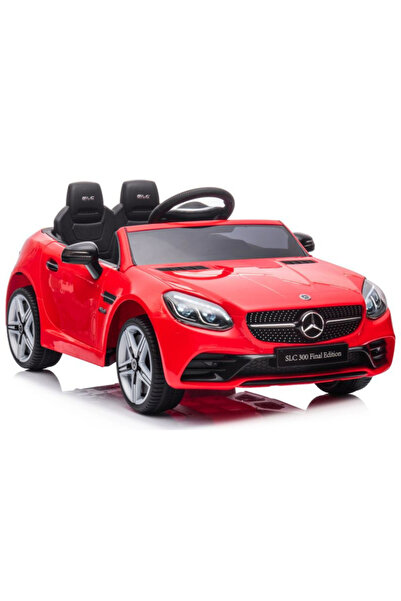 LEAN Mercedes SLC 300 Mașinuță electrică cu lumini LED, MP3, telecomandă, roșu