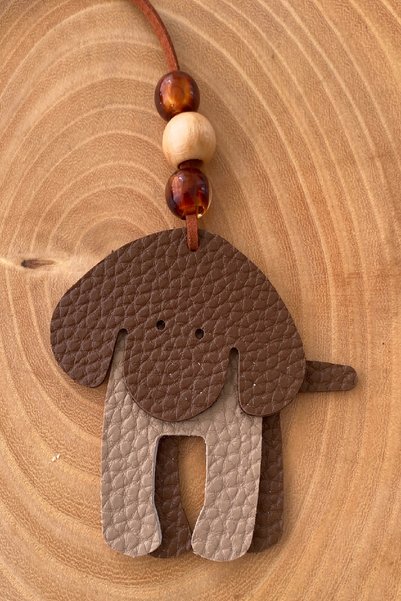 Shepidi Cute Dog Beaded Bag Charm