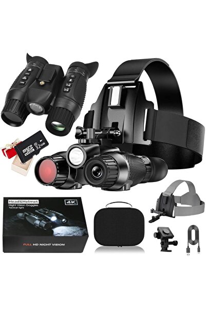 OEM 3D Görüş Efektli Gece Görüş Cihazı Kask için Askeri Eller Serbest IR NGV