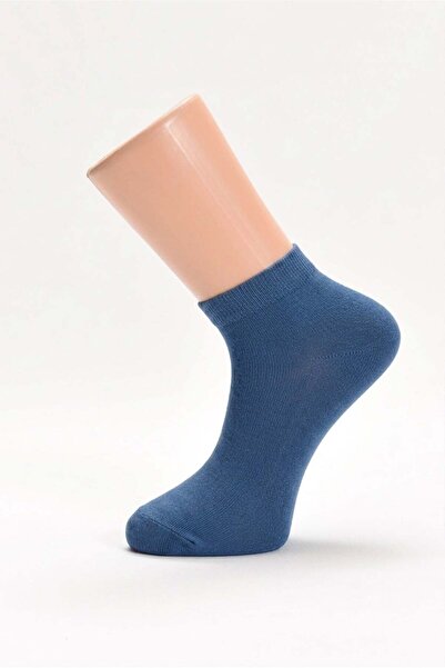 Dore Çorap Men's Natural Fiber Booties Socks - Denim Blue