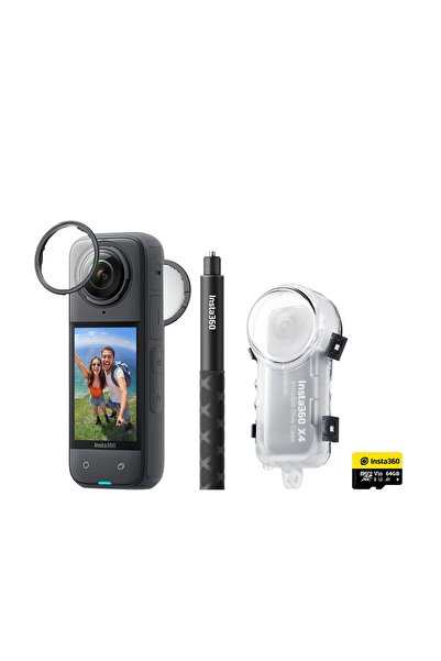 Insta360 X4 Dalgıçlar Paketi - 360 Derece Kamera - Siyah - Su Geçirmez - Dalı...