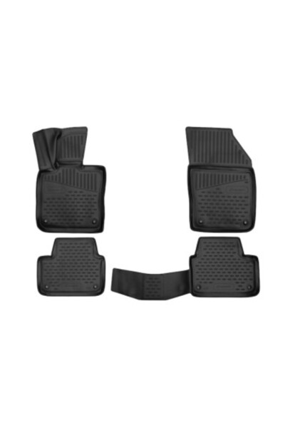 NOVLİNE Car floor mats made of rubber, tray type, VOLVO V60, 2018-,