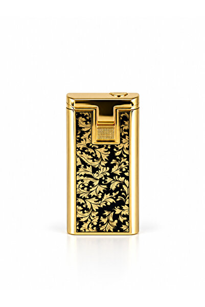 ONRSTORE Gold Metal Gaz Dolumlu Desenli İnce Premium Klasik Model