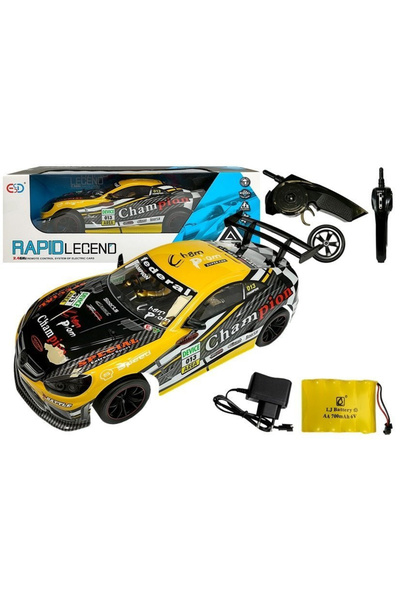 LEAN Mașină sport telecomandată 2.4GHz Galbenă
