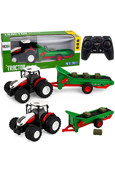 LEAN Tractor agricol telecomandat cu bandă transportoare și lumini pentru bal...