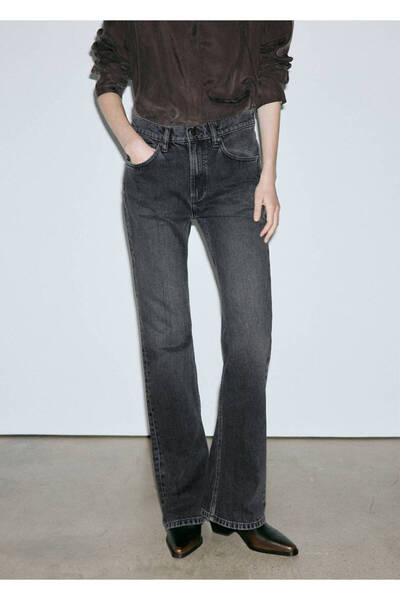 MANGO Woman Normal bel flare jean
