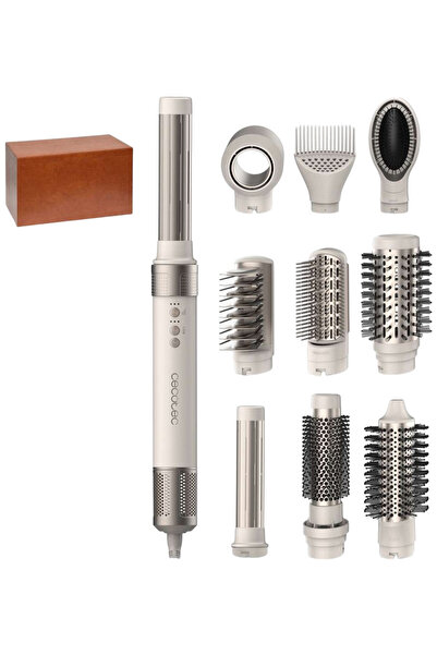 CECOTEC Bamba CermicCare AirGlam 10 în 1 Ondulator de păr Șampanie