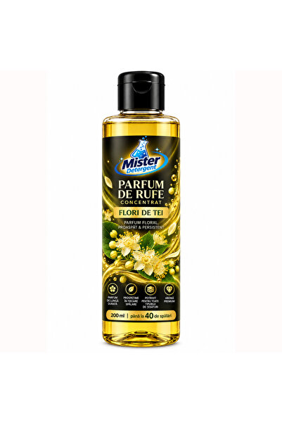 Mister Detergent Parfum de Rufe Concentrat – Flori de Tei, 200 ml