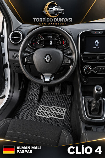 TORPİDO DÜNYASI Renault Clio 4 Uyumlu Alman Malı Premium Hücreli EVA Paspas S...