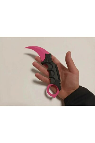 CS2 Bıçak Oyuncak Pembe Plastik 3D (Keskin Değil)