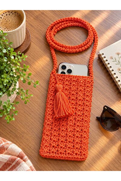 Generic Brand Handmade Phone Bag Macrame Phone Bag