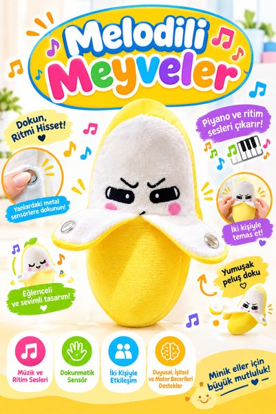 Genel Markalar Melodili peluş oyuncak dokunma etkileşimli melodik peluş oyunc...