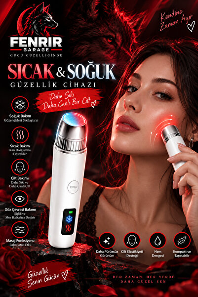 Fenrir Garage Sıcak & Soğuk Yüz Bakım Cihazı – Ev Tipi Profesyonel Cilt Bakım...