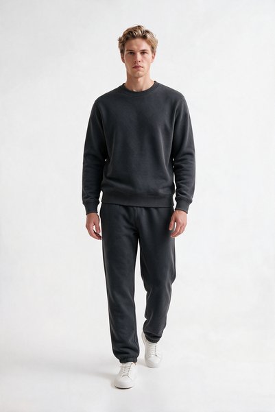 VESTRO Men's 3 Thread Sweat Suit Set Soft Texture