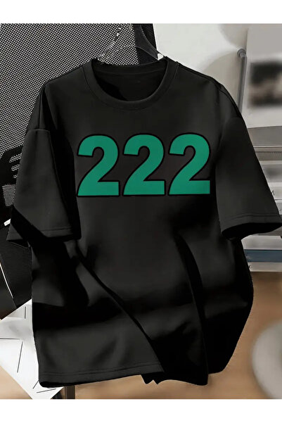 donamod Unisex Stylish Comfortable Oversize Cotton Crew Neck T-Shirt with Spe...