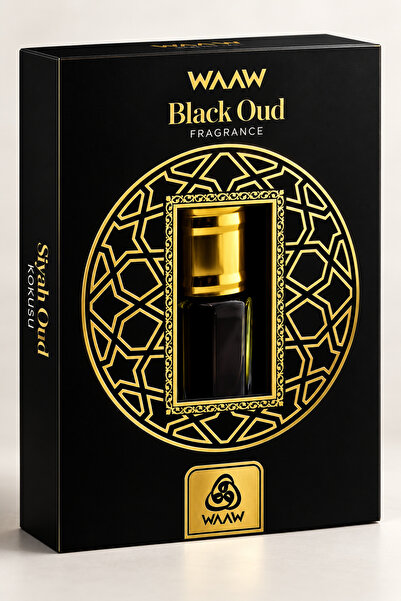 Waaw Black Oud Kokusu 3Ml Alkolsüz Parfüm Esansı
