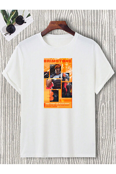 donamod Unisex Stylish Comfortable Oversize Cotton Crew Neck T-Shirt with Spe...