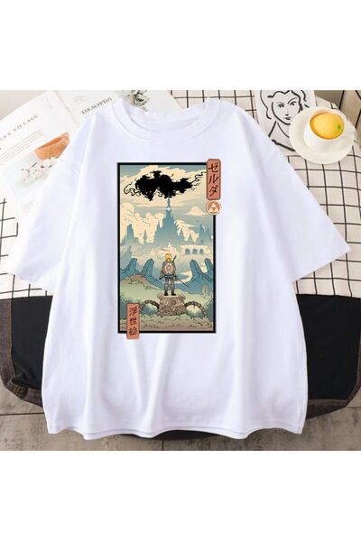 donamod Unisex Stylish Comfortable Oversize Cotton Crew Neck T-Shirt with Spe...