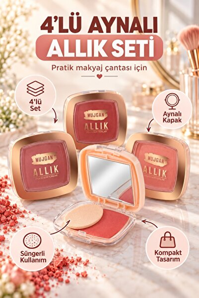 4’lü Aynalı Allık Seti
