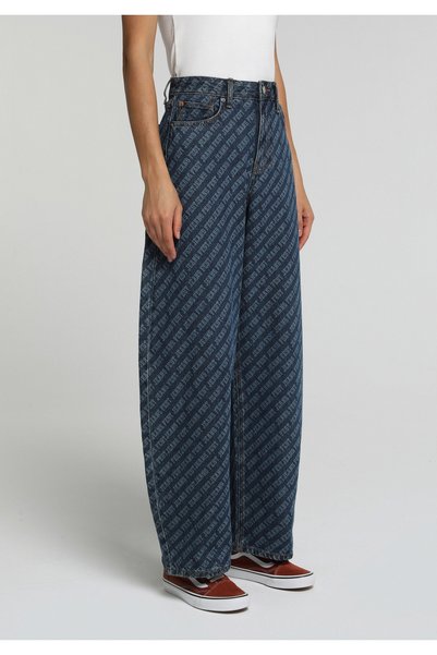 Colin's Pantaloni de damă din denim indigo, croială largă și lejeră