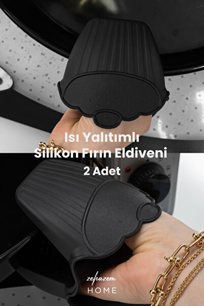 2 Adet Silikon Isıya Dayanıklı Fırın Tepsi Mikrodalga Tutacağı - BPA Free - Yerli Üretim