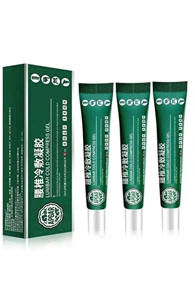APGAR 3-Pack Natural Herbal Lumbar Vertebrae Cooling Gel 20g Per Piece |   Qu...