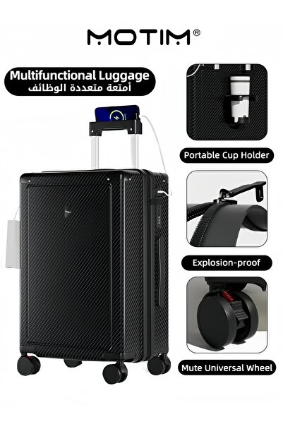MOTIM Multi Use Travel Luggage Lightweight Carry On Suitcase Durable Travel C...