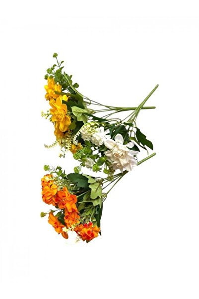 OEM Flori Artificiale Buchet Dalie Cu Minibulgarasi Portocaliu