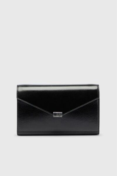 Diesel SİYAH KADIN D-ENVELOP WALLET ON CHAIN CÜZDAN
