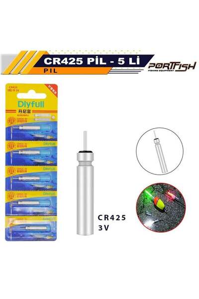 OEM Portfish Pil CR425 5 Adetli
