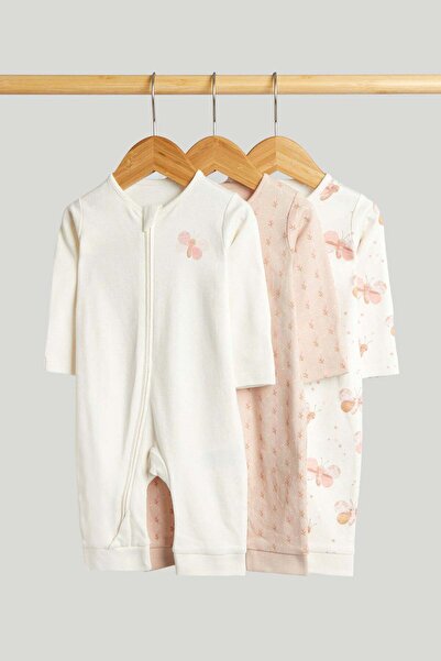 MOTHERCARE 3 قطع من بدلات النوم الأولى لي ذات الأزرار