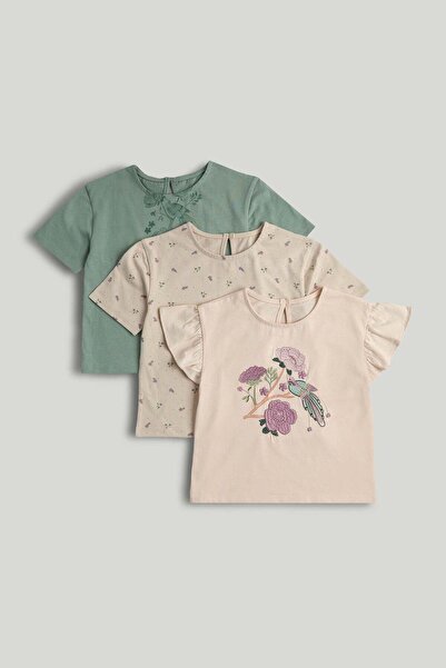 MOTHERCARE 3 Pack Floral T-Shirts