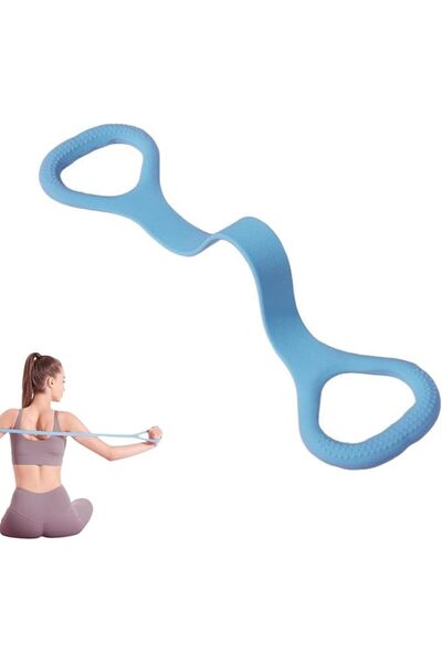 Gerui Figure 8 Resistance Band, Arm Back Shoulder Exercise Elastic Rope, Stre...