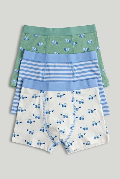 MOTHERCARE 3 قطع من سراويل داخلية للرجال بتصميم شاحنة