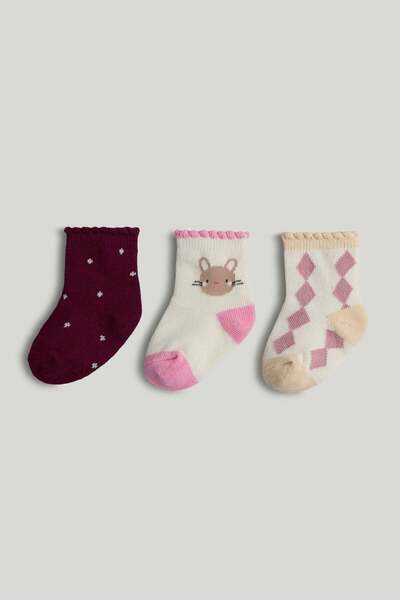 MOTHERCARE 3 Pack Baby Socks