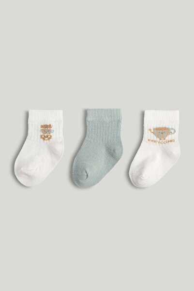 MOTHERCARE 3 Pack Babyccino Socks