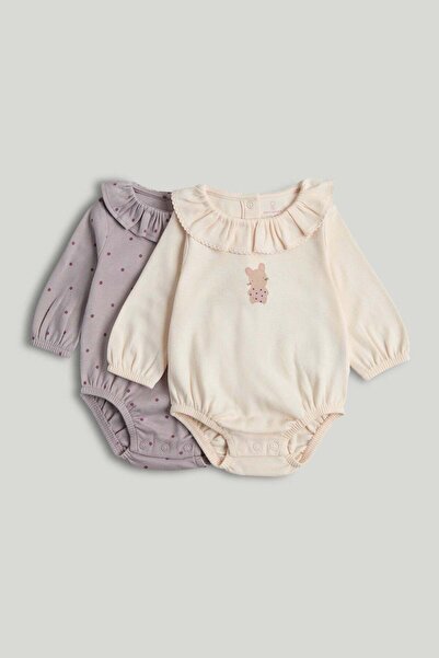 MOTHERCARE قطعتان من بودي سوت بياقة