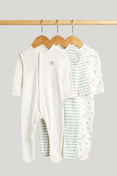 MOTHERCARE 3 قطع من بدلات النوم أكورن