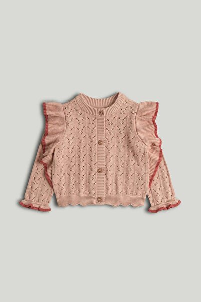 MOTHERCARE Peach Pointelle Cardigan