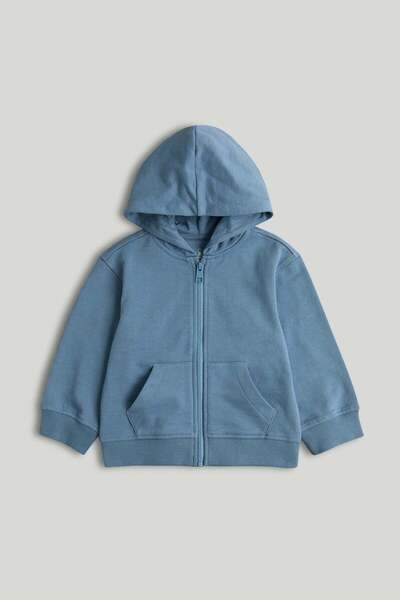 MOTHERCARE Blue Zip-Up Hoodie