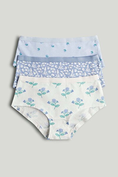 MOTHERCARE عبوة من 3 سراويل داخلية بنقشة زهور