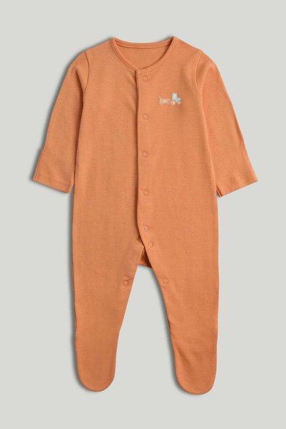 MOTHERCARE 3 Pack Tractor Sleepsuits