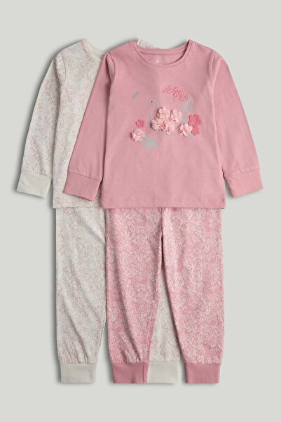 MOTHERCARE طقم بيجامة بتصميم البجعة (قطعتان)