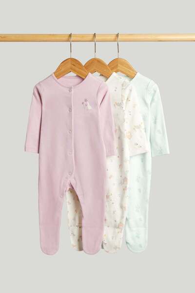 MOTHERCARE 3 قطع من بدلات النوم من Pear