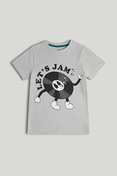 MOTHERCARE تي شيرت رمادي اللون من Let's Jam