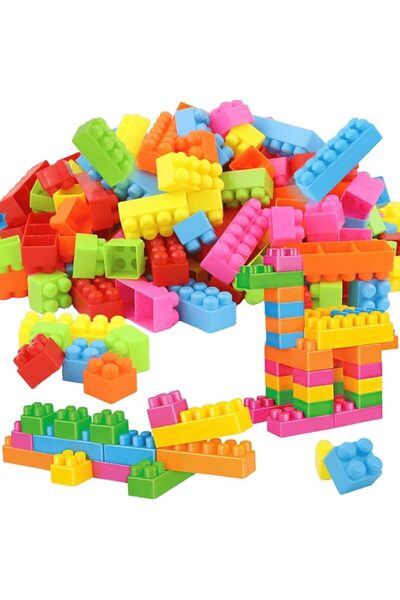 ACYYH Colourful Building Blocks Set, Educational Construction Toys, Multi-Col...