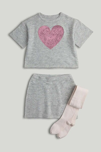 MOTHERCARE Knitted T-Shirt and Skirt Outfit